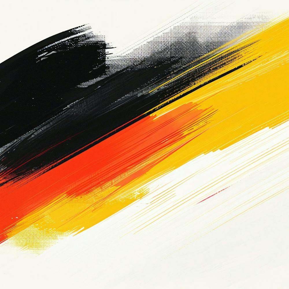 Germany Flag Painting