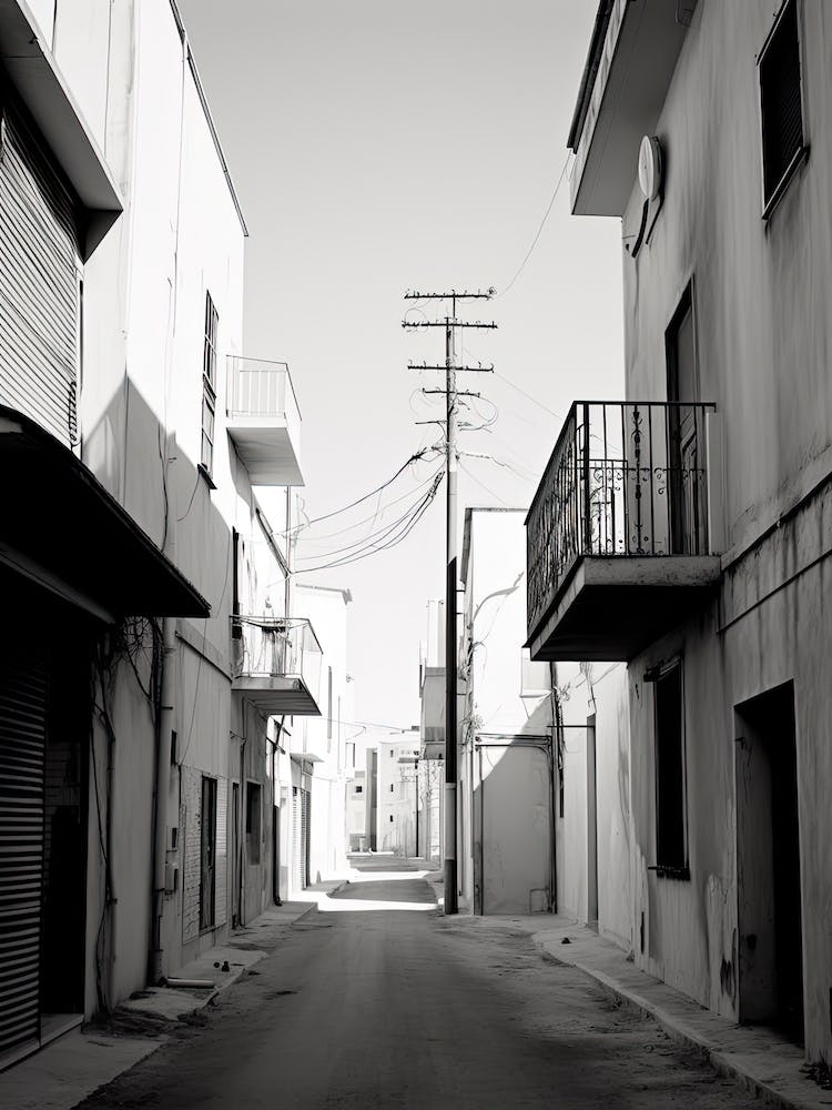 Nicosia, Cyprus, Black And White Photography 3