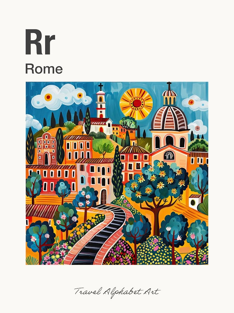 Kids Travel Alphabet  Rome 3