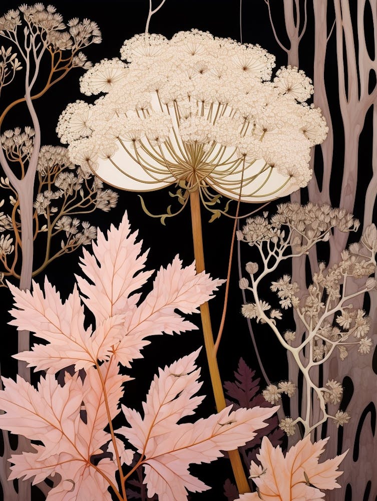 Flower Illustration Queen Annes Lace 7