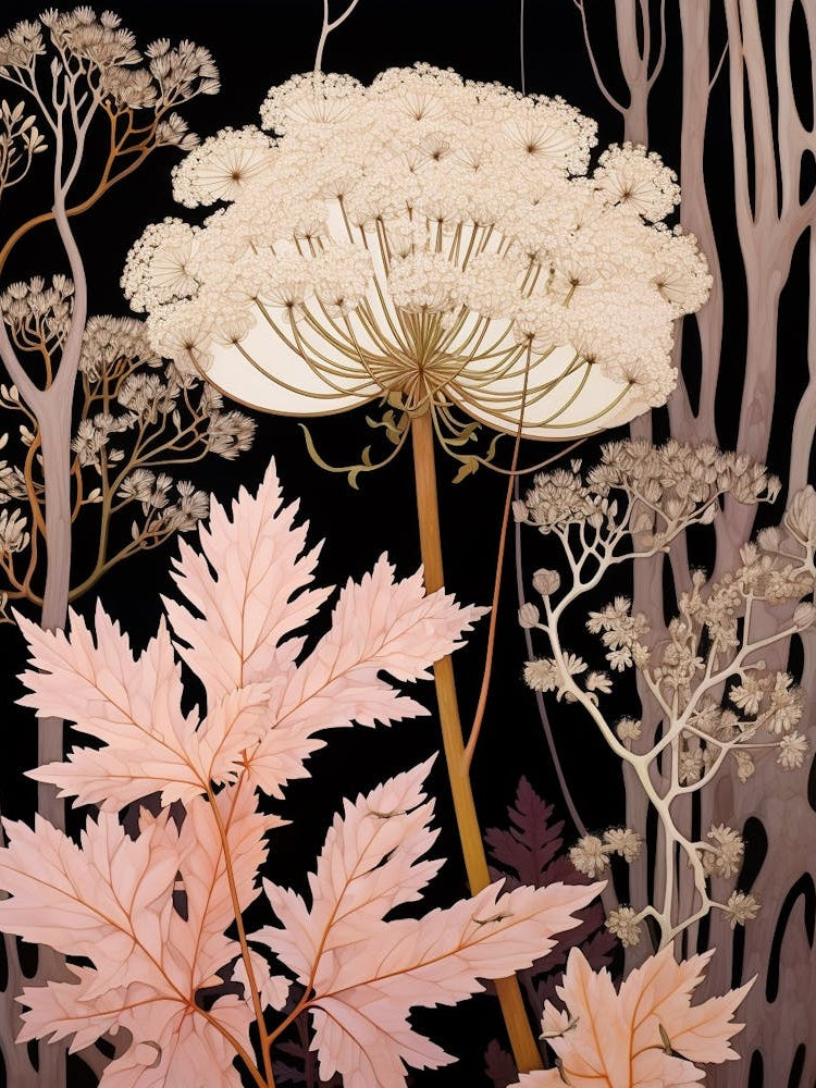 Flower Illustration Queen Annes Lace 7