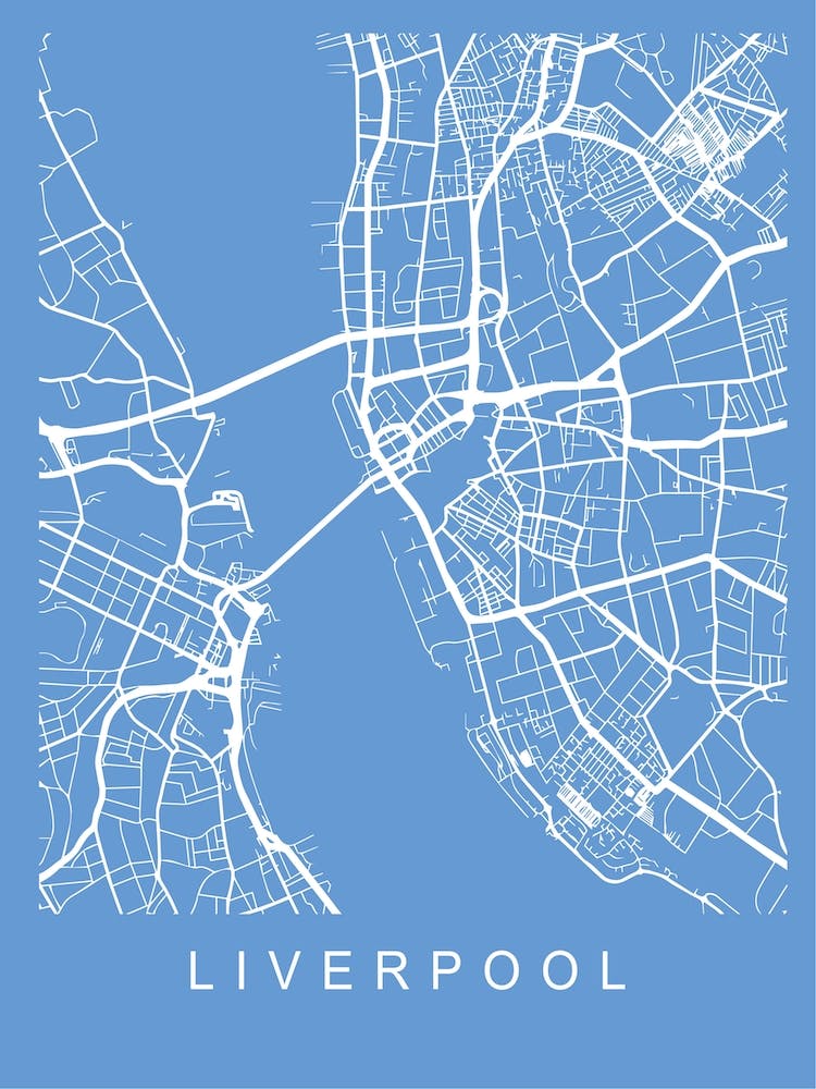 Liverpool Map Blueprint