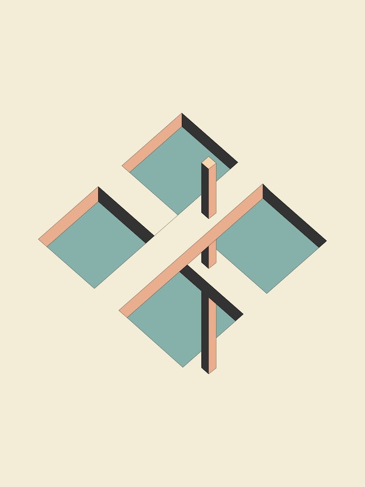 Impossible Object 2 Abstract Minimal