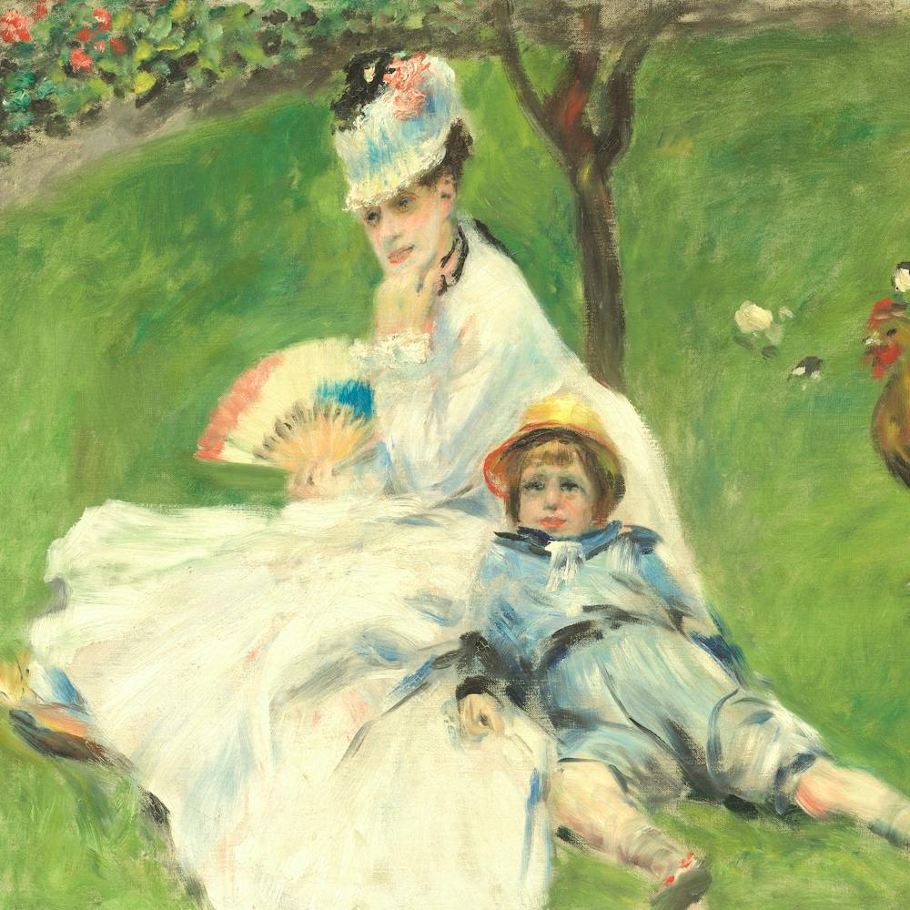 Pierre Auguste Renoir Madame Monet And Her Son