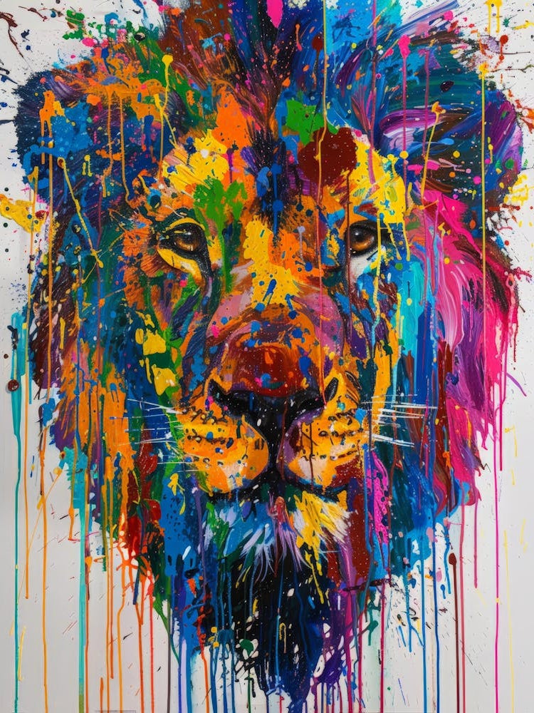 Lion Painting 4