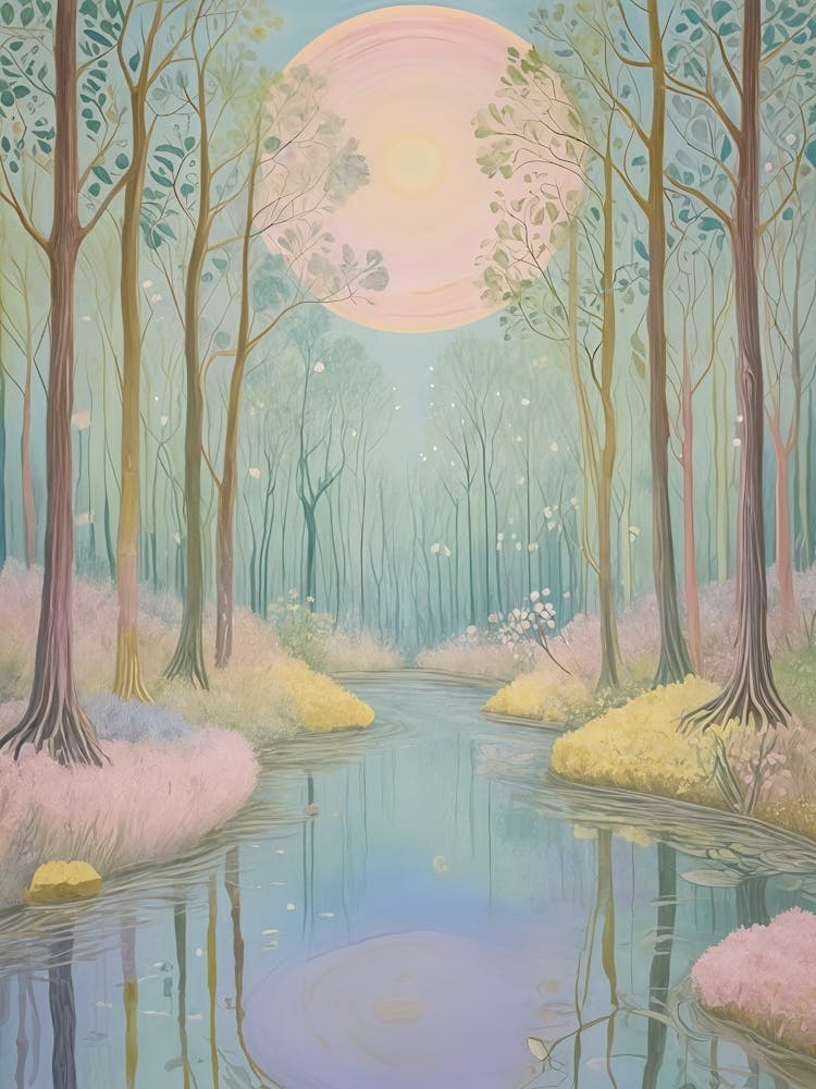 Forest In Soft Hues