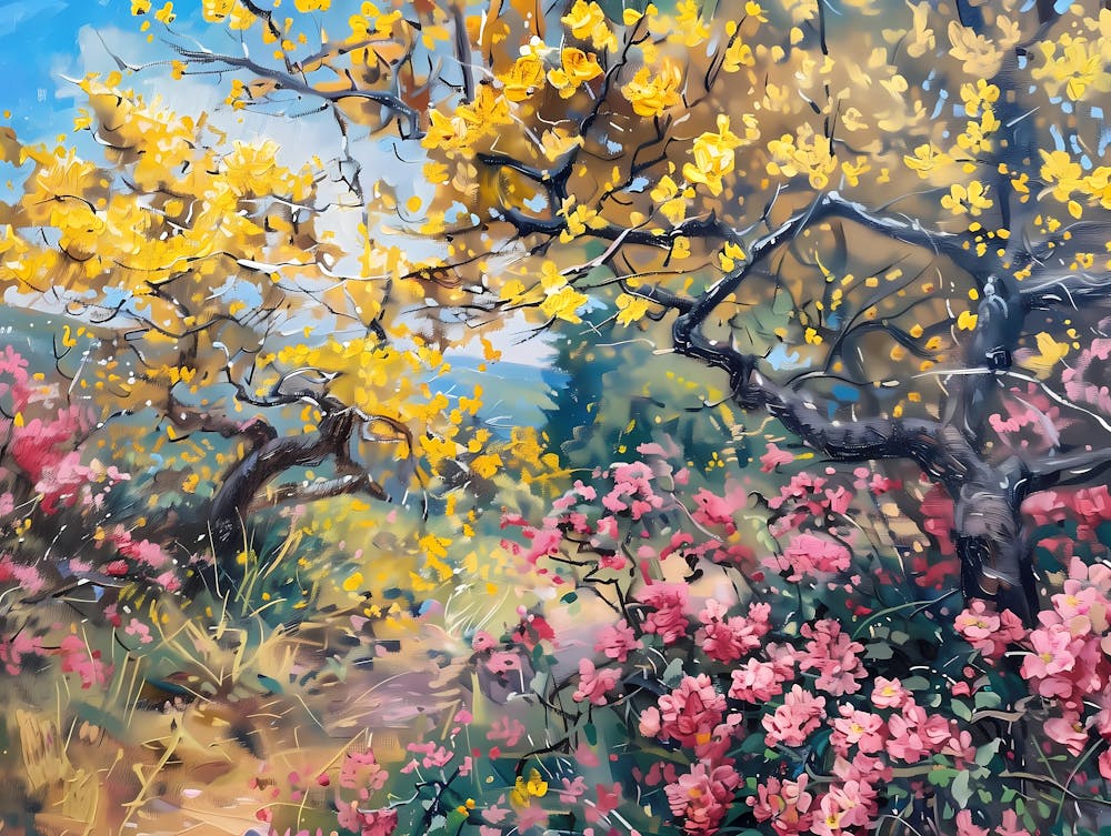 Blossoming Trees