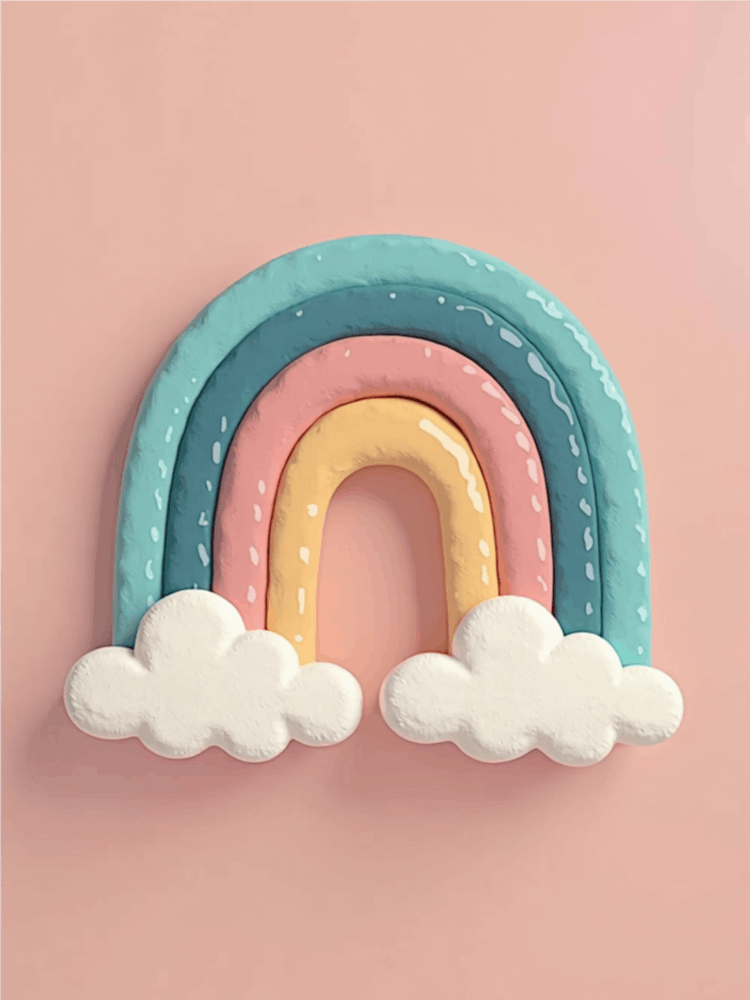 Fluffy Rainbow
