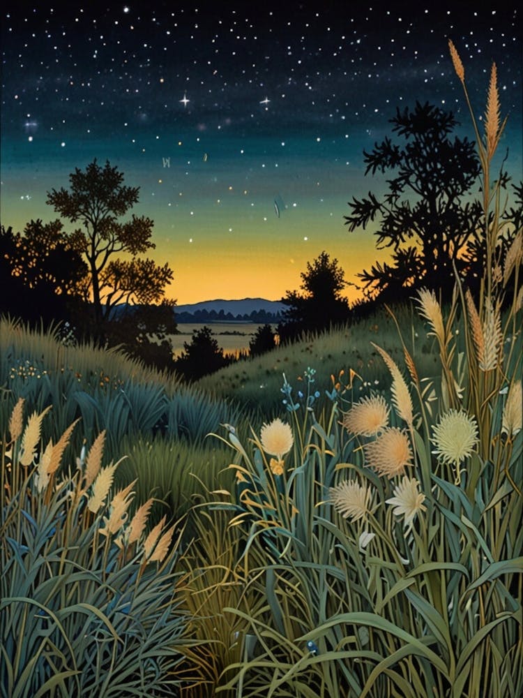 William Morris Night Sky