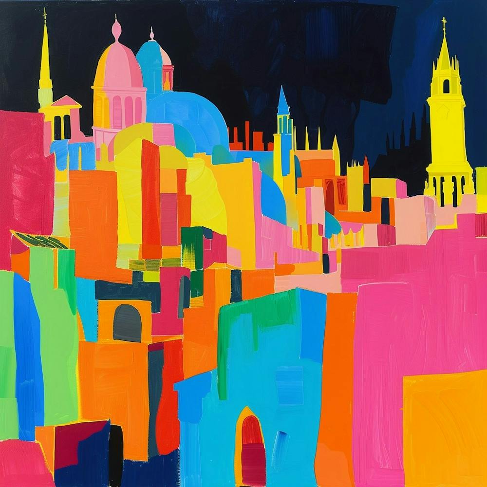 Abstract Travel Collection Barcelona Spain 5