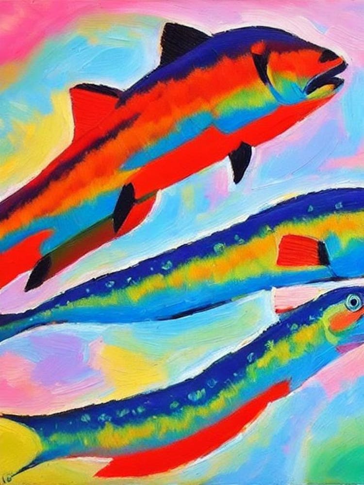 Rainbow Shark II Matisse Inspired
