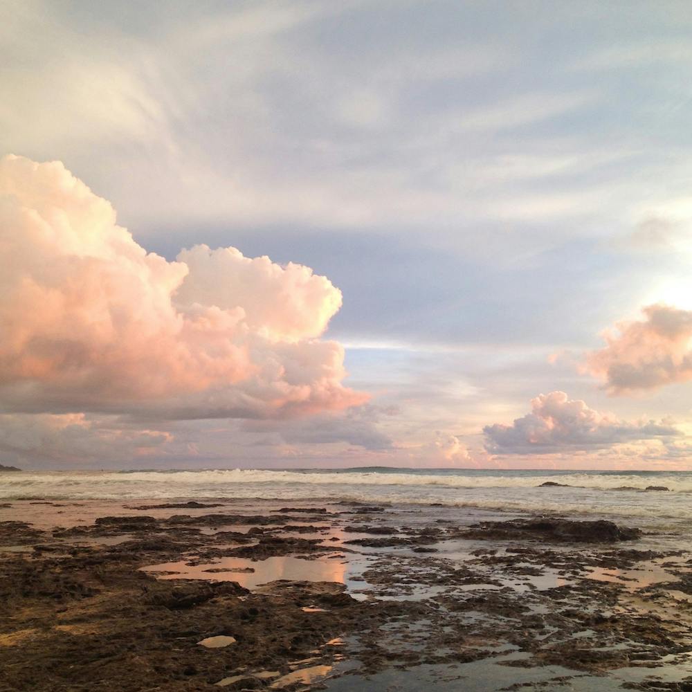 Soirée sur la plage au Costa Rica