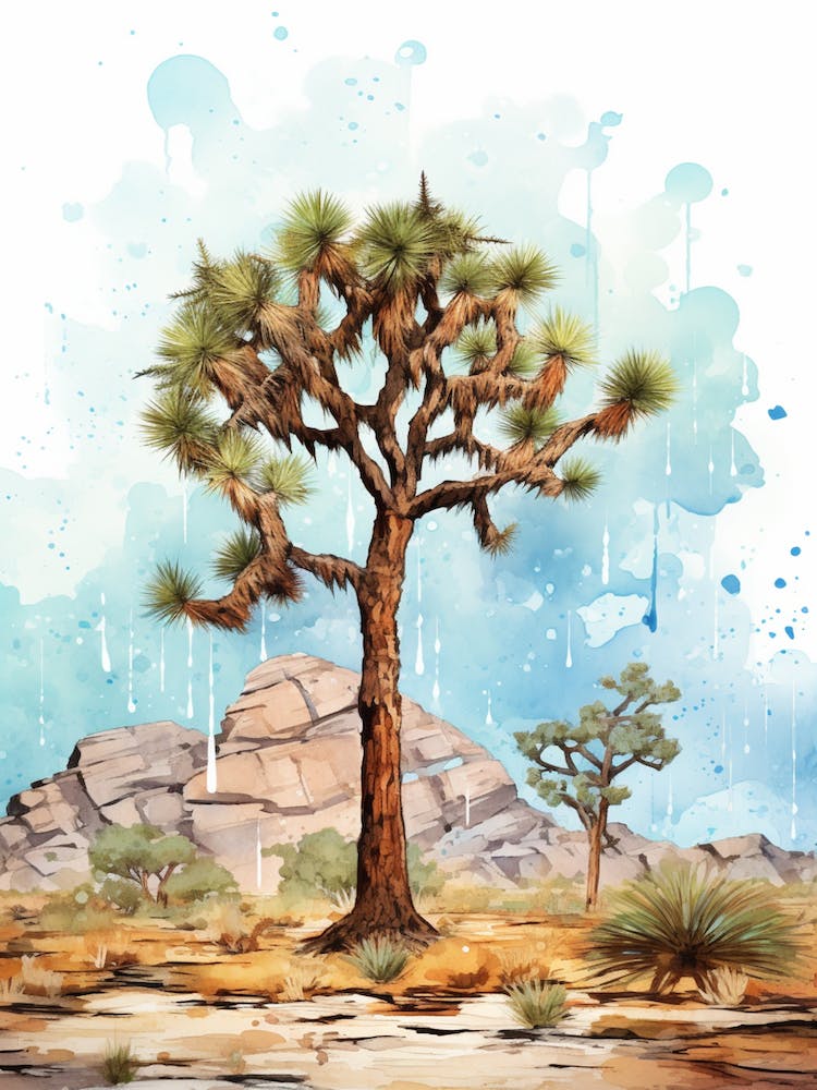 Joshua Tree In The Rain In Nat Viga Style (3)