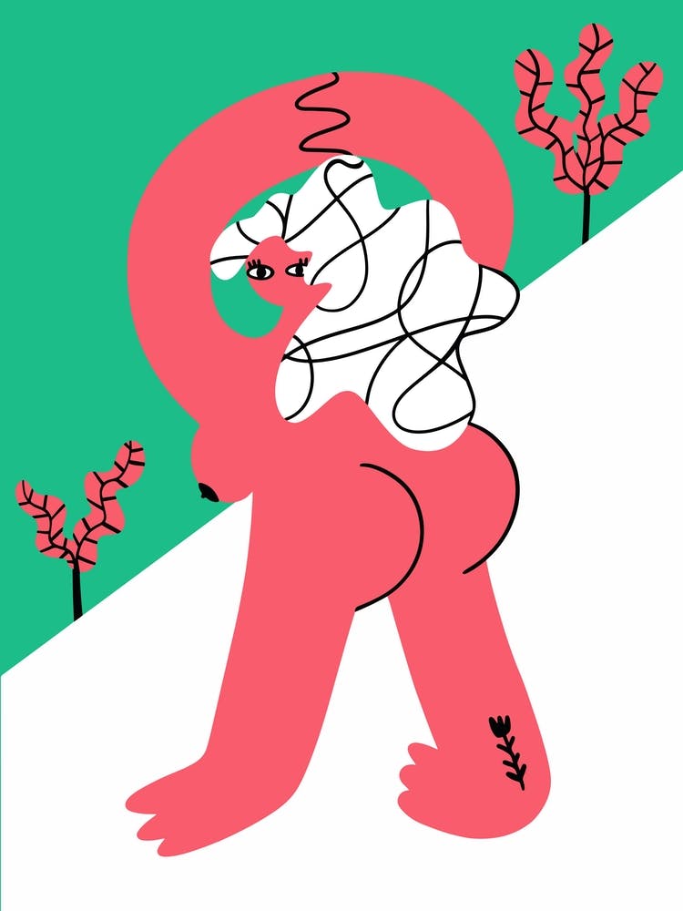 Ski Slope Lady