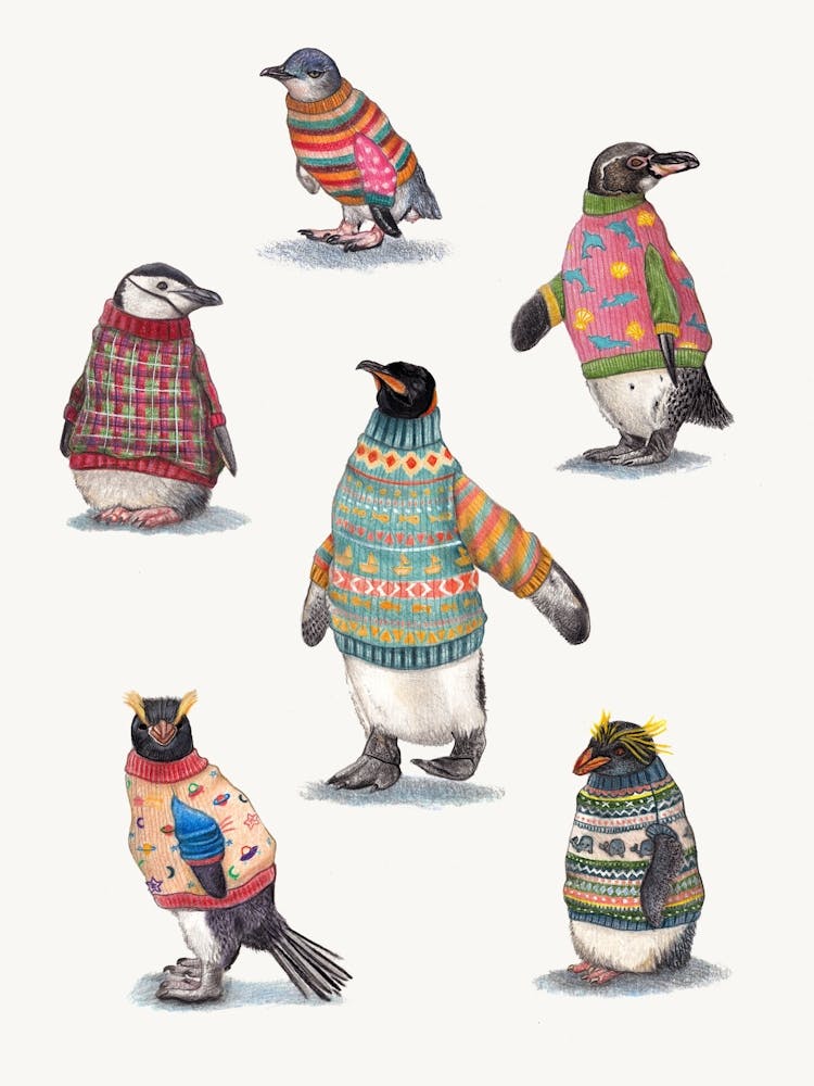 Penguins In Sweaters