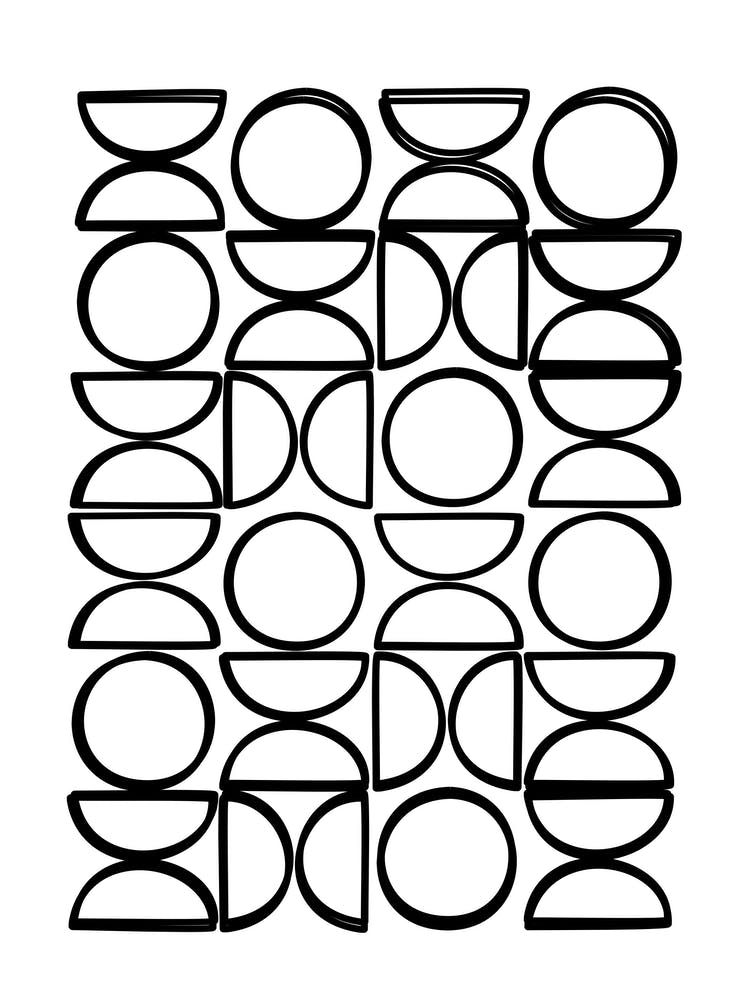 Minimal Mid Century Poster