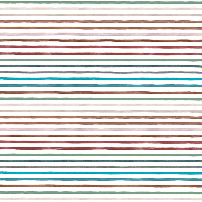 Marker Stripes Colorful Red Blue Square