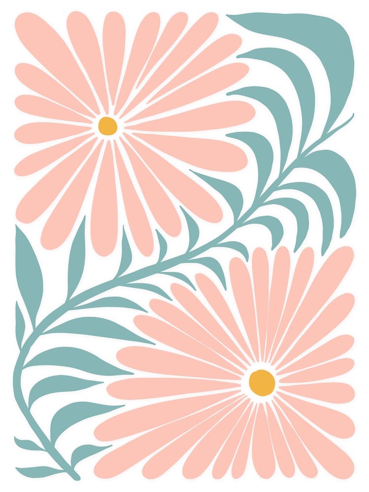 Daisies Boho Botanical