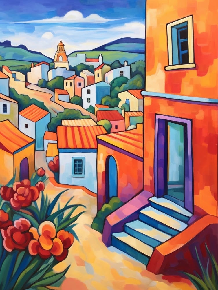 Gozo Malta 3 Fauvist Painting