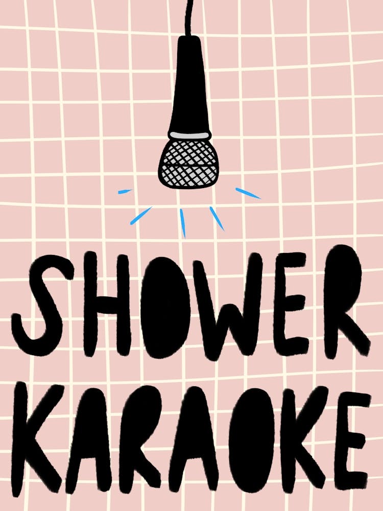 Shower Karaoke Pink