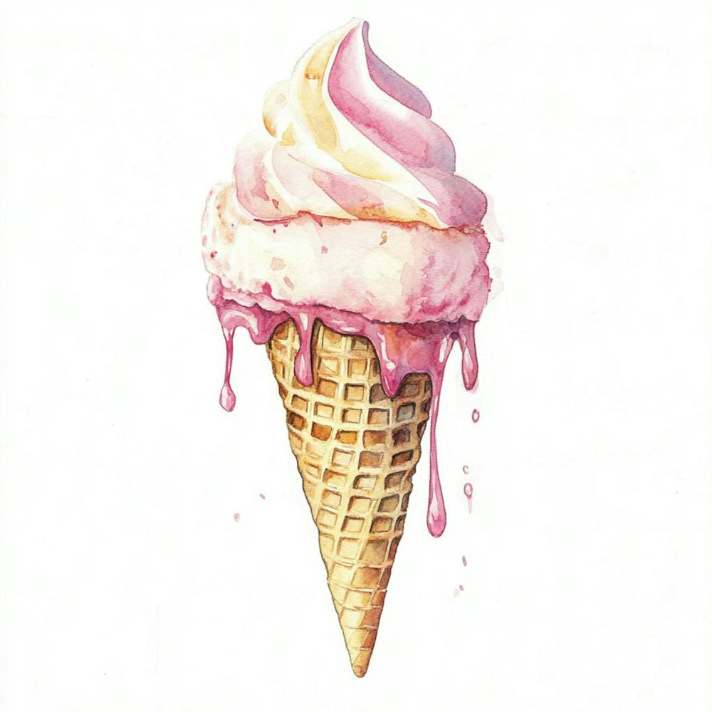 Pink Ice Cream