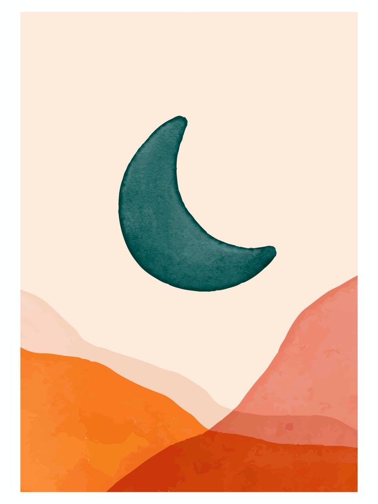 Moon Abstract