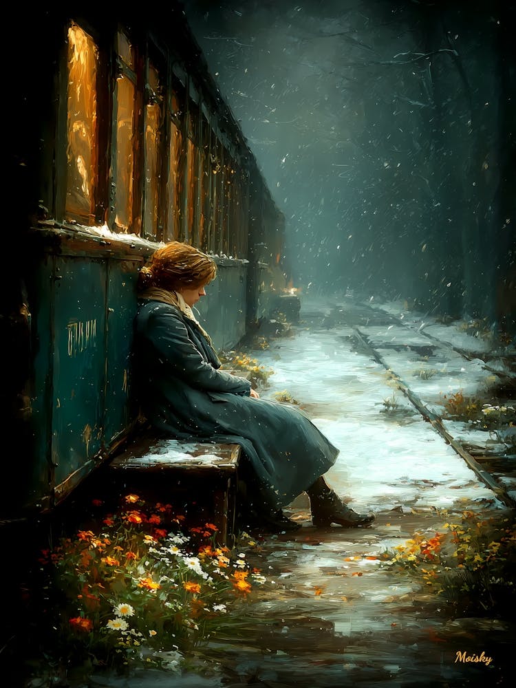 The Last Station of Memory, magical realism, fantasy art