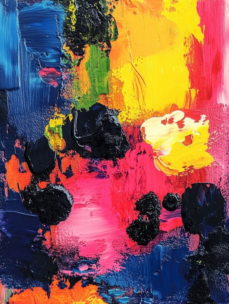 Art Background Acrylic Painting