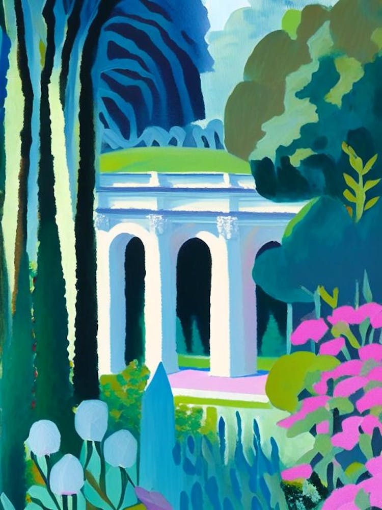 Stourhead Gardens, Vereinigtes Königreich Abstraktes Stillleben