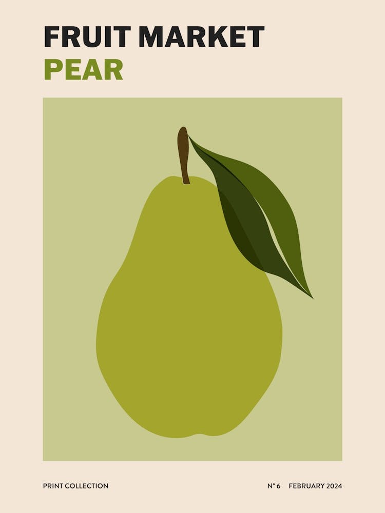 Fruit Market No. 6 Pear