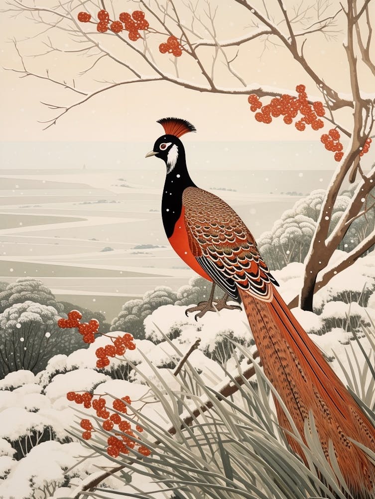 Bird Illustration Pheasant 3
