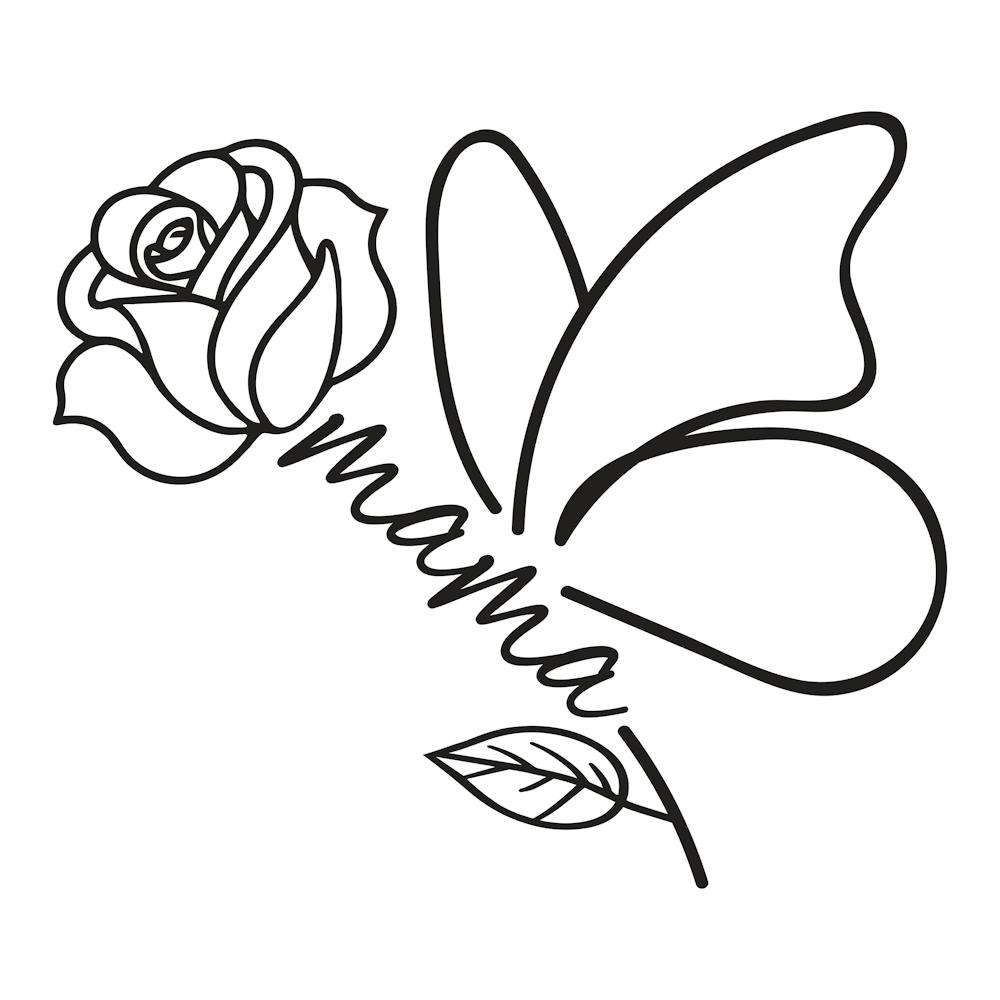 Mama Butterfly Rose Mothers Day