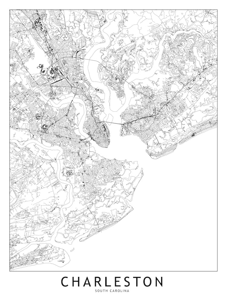 Charleston White Map