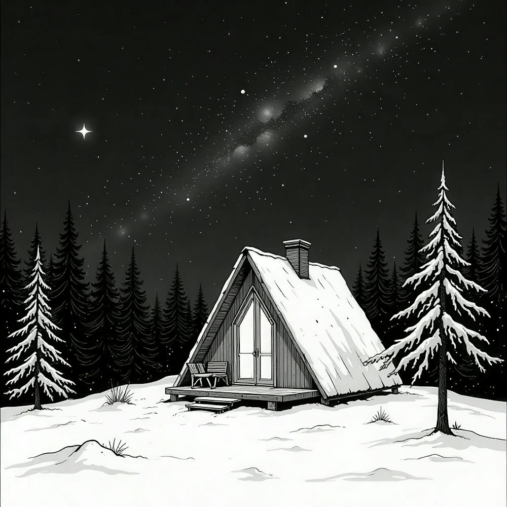 Cabin In The Snow 1