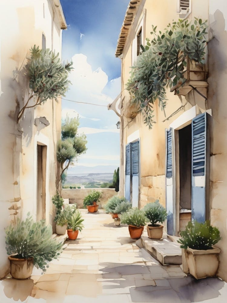 Puglia, Italy with olive trees 4