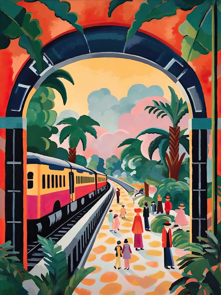 El Ferdan Railway Bridge Egypt Colourful 4