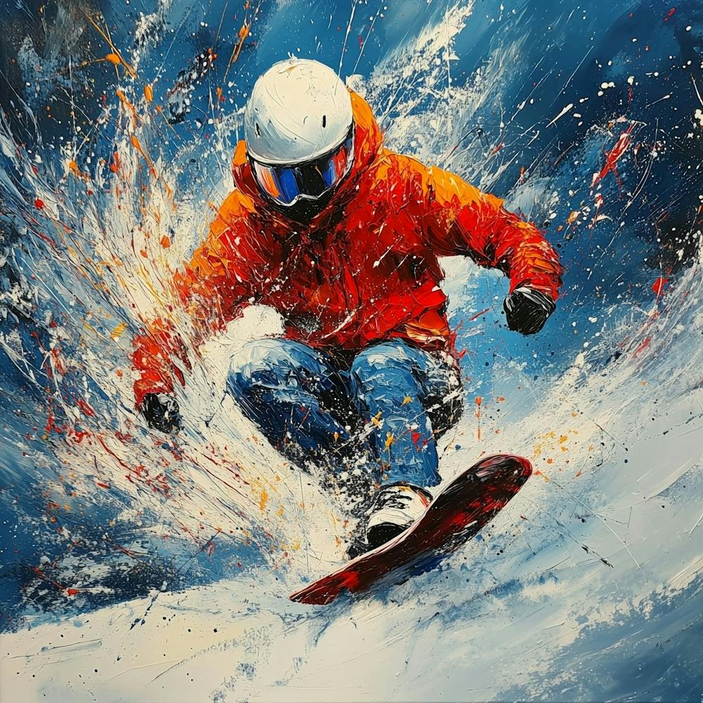 Snowboarder Art 4