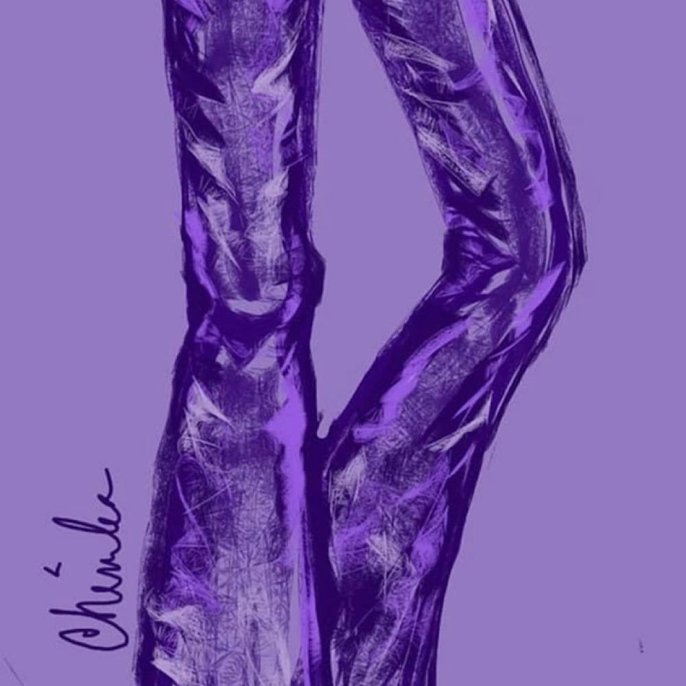 Violett stand