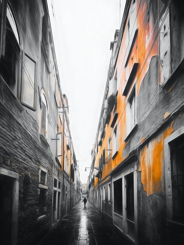 Venice In Rain