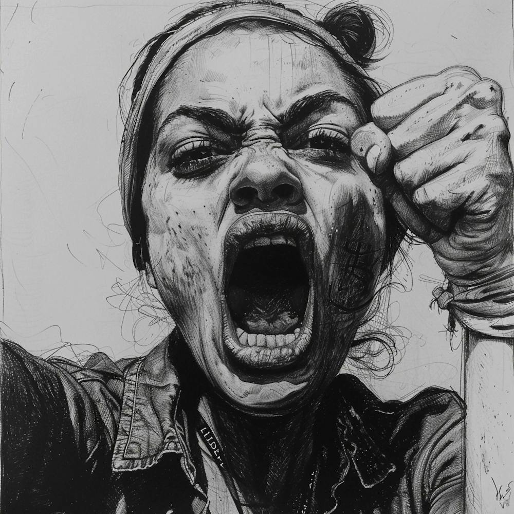 Screaming Woman 1