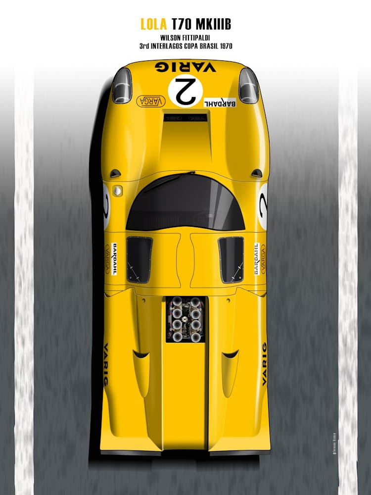 Lola T70 VARIG Copa Brasil 1970