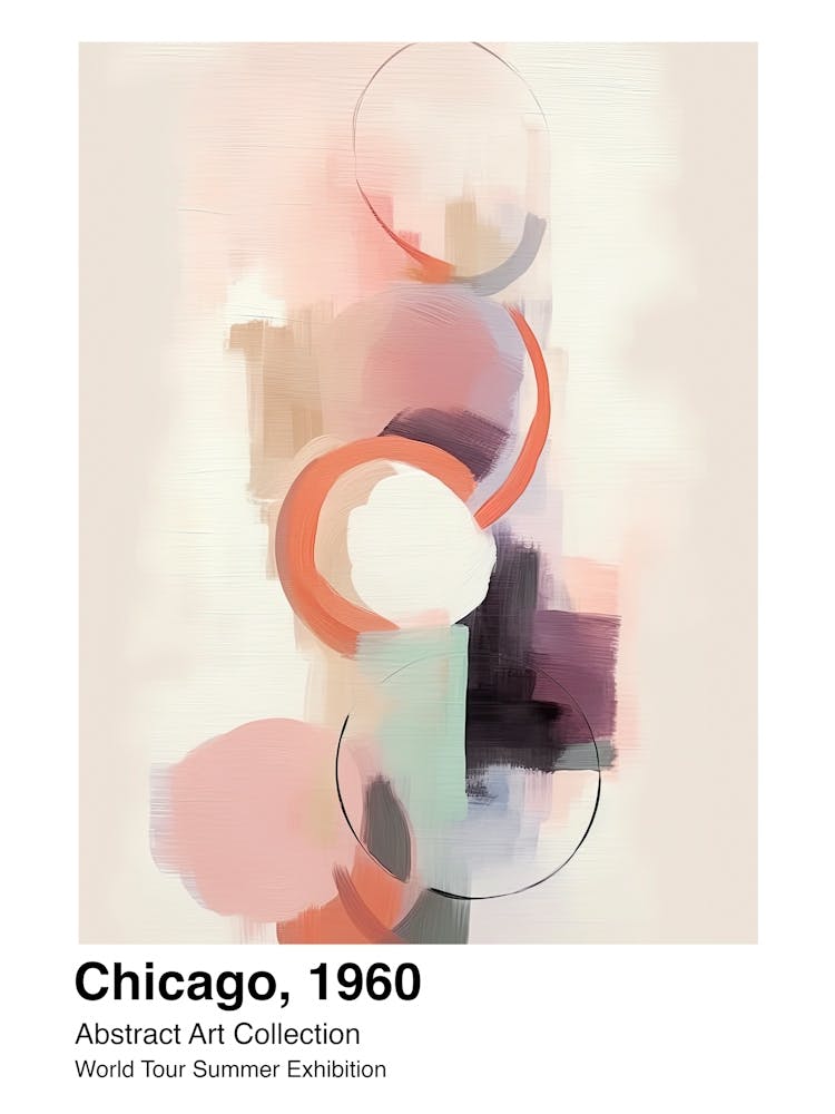 World Tour Exhibition, Abstract Art, Chicago, 1960 1