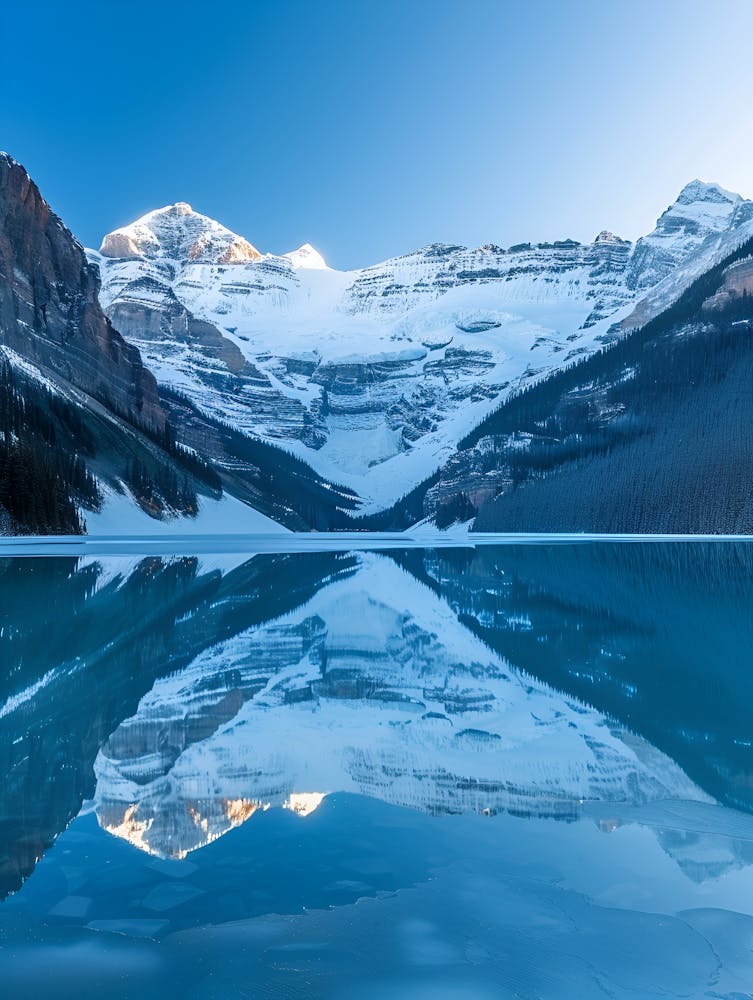 Reflection In Lake Banff