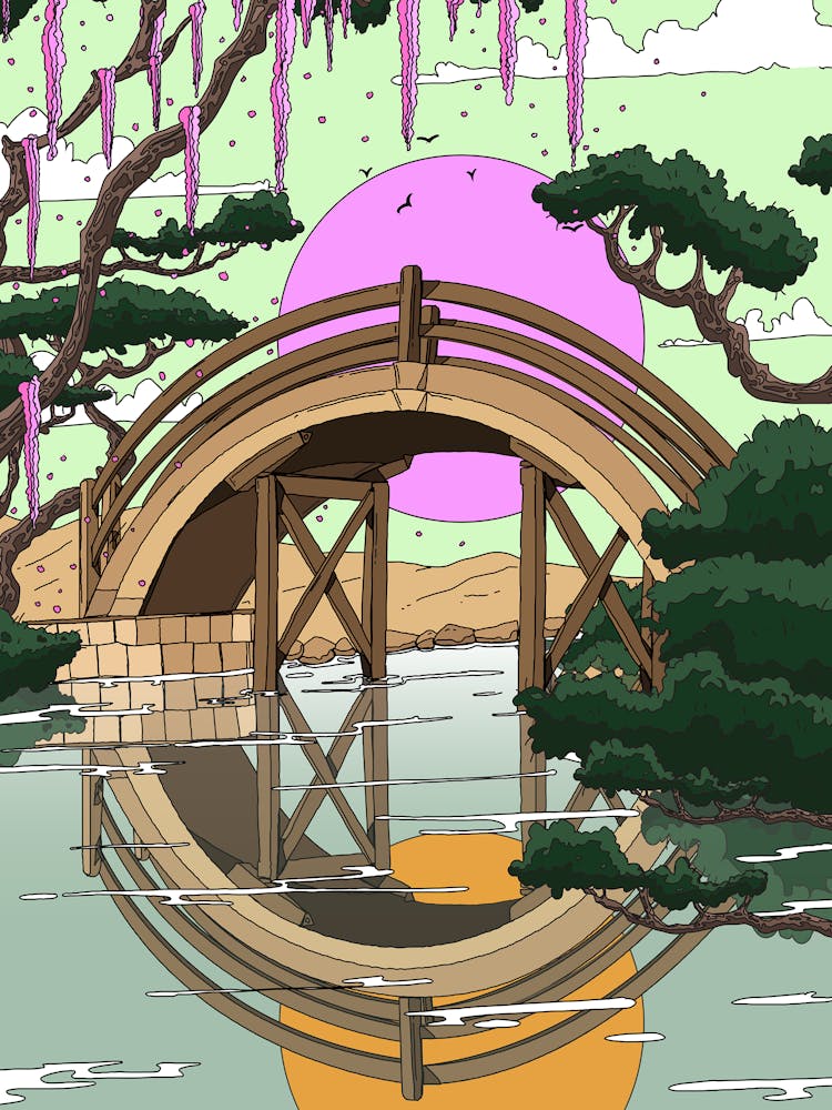 Japanische Brücke
