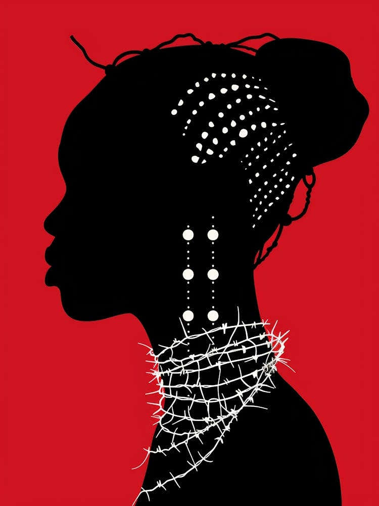 Silhouette Of African Woman 35