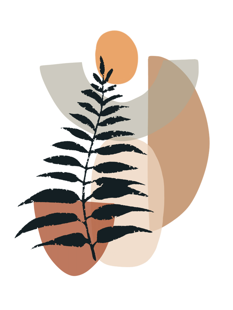Abstract Fern Leaf