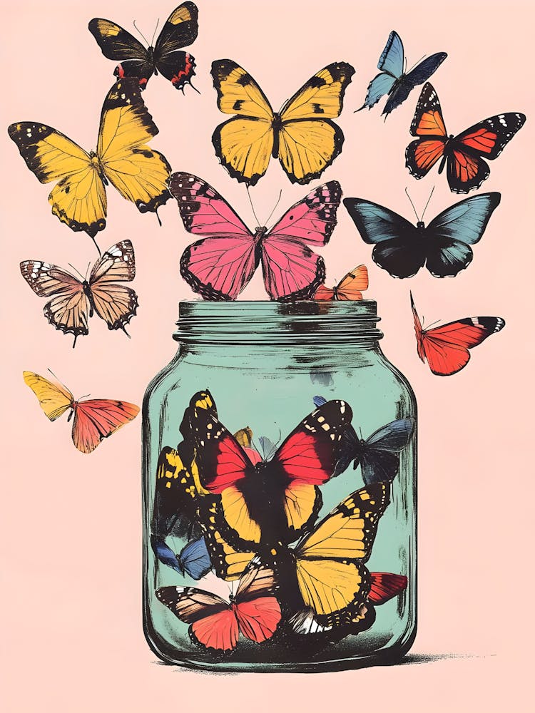 Butterflies In A Jar