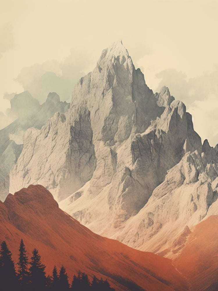 Dolomites Italy 3 Hiking Trail Landscape