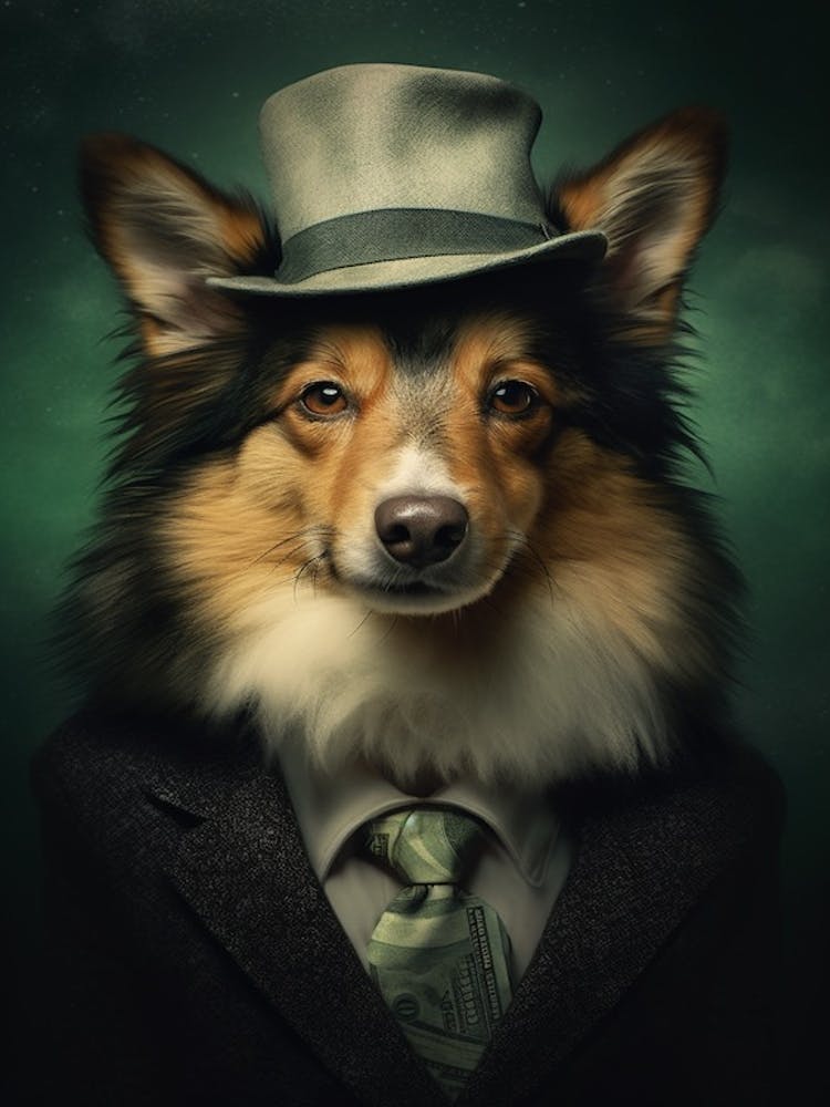 Gangster Dog Shetland Sheepdog 4