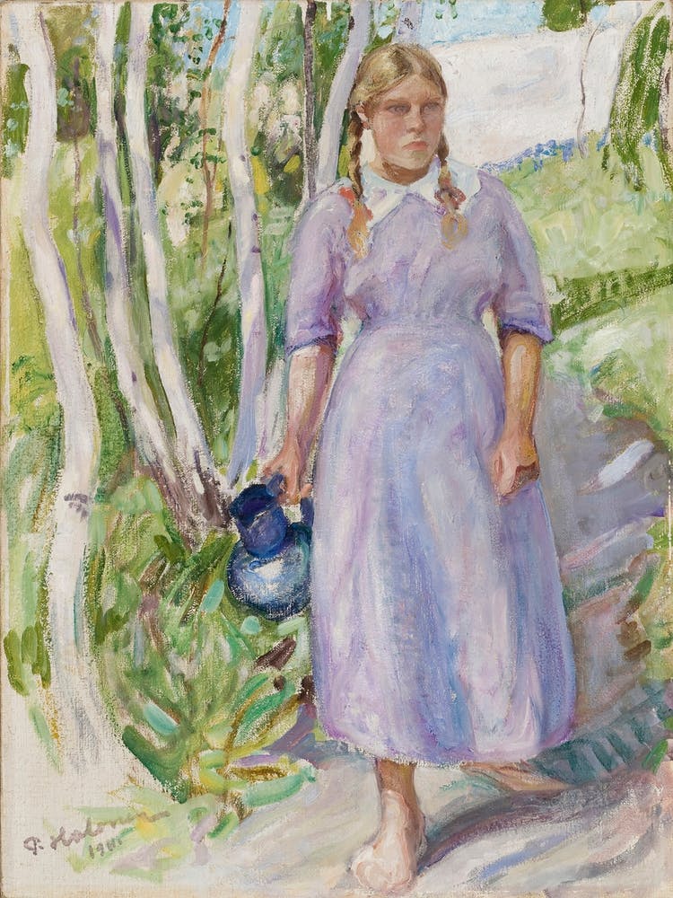Carrying Water (1911), Pekka Halonen